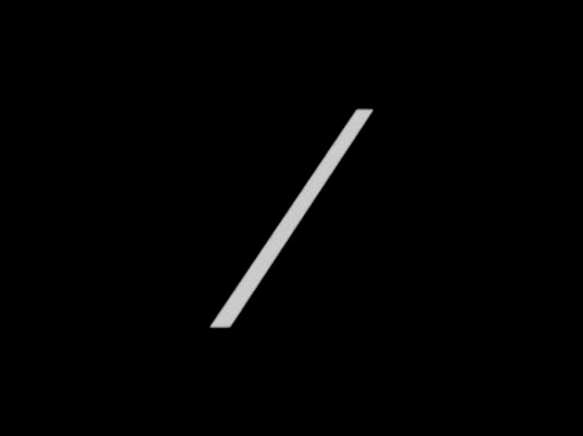 Slash Symbol (White & Black) Cutting Board by Vonyssa