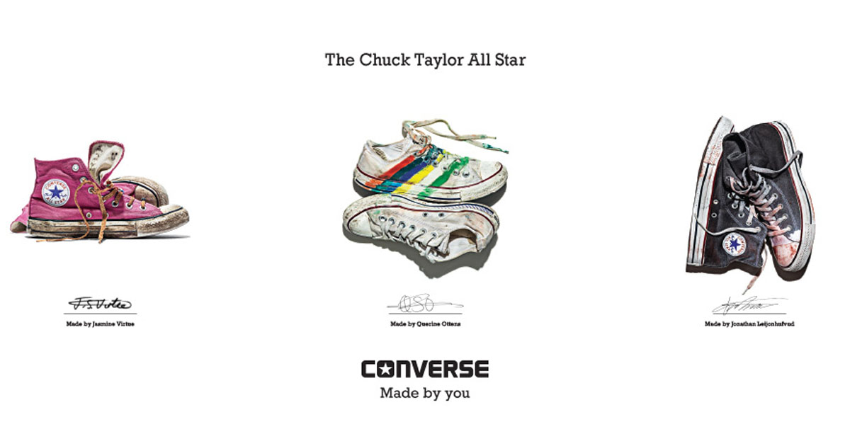 converse chuck taylor all star made by you