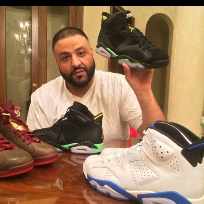 DJ Khaled Shows Off His Sneaker Collection & New 