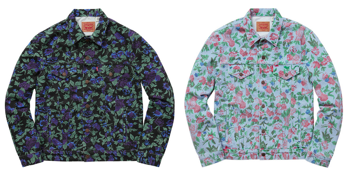 Supreme gets floral with Levi's SS16 collab — Acclaim Magazine